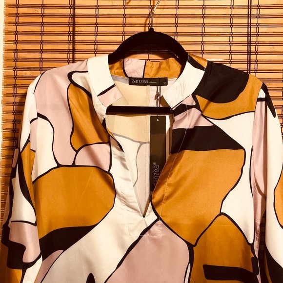 Zanzea Retro Print Maxi Dress w/ Pockets NWT - Picture 6 of 14